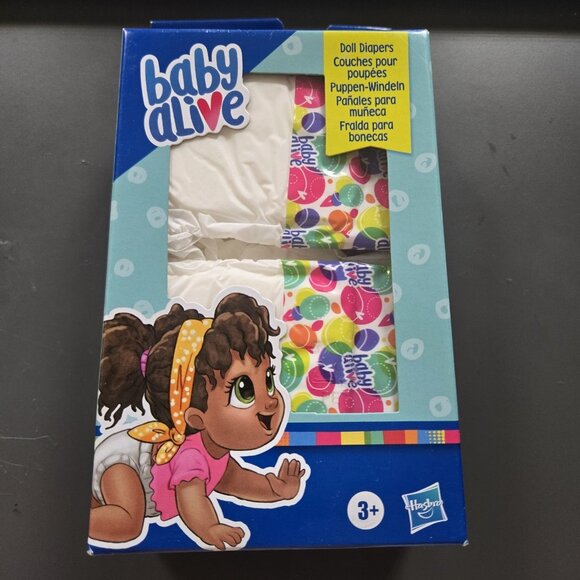 New Baby Alive Doll Diapers 4 Pack - Picture 1 of 2